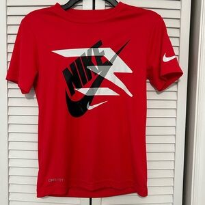 Boys Nike Red Performance Tee